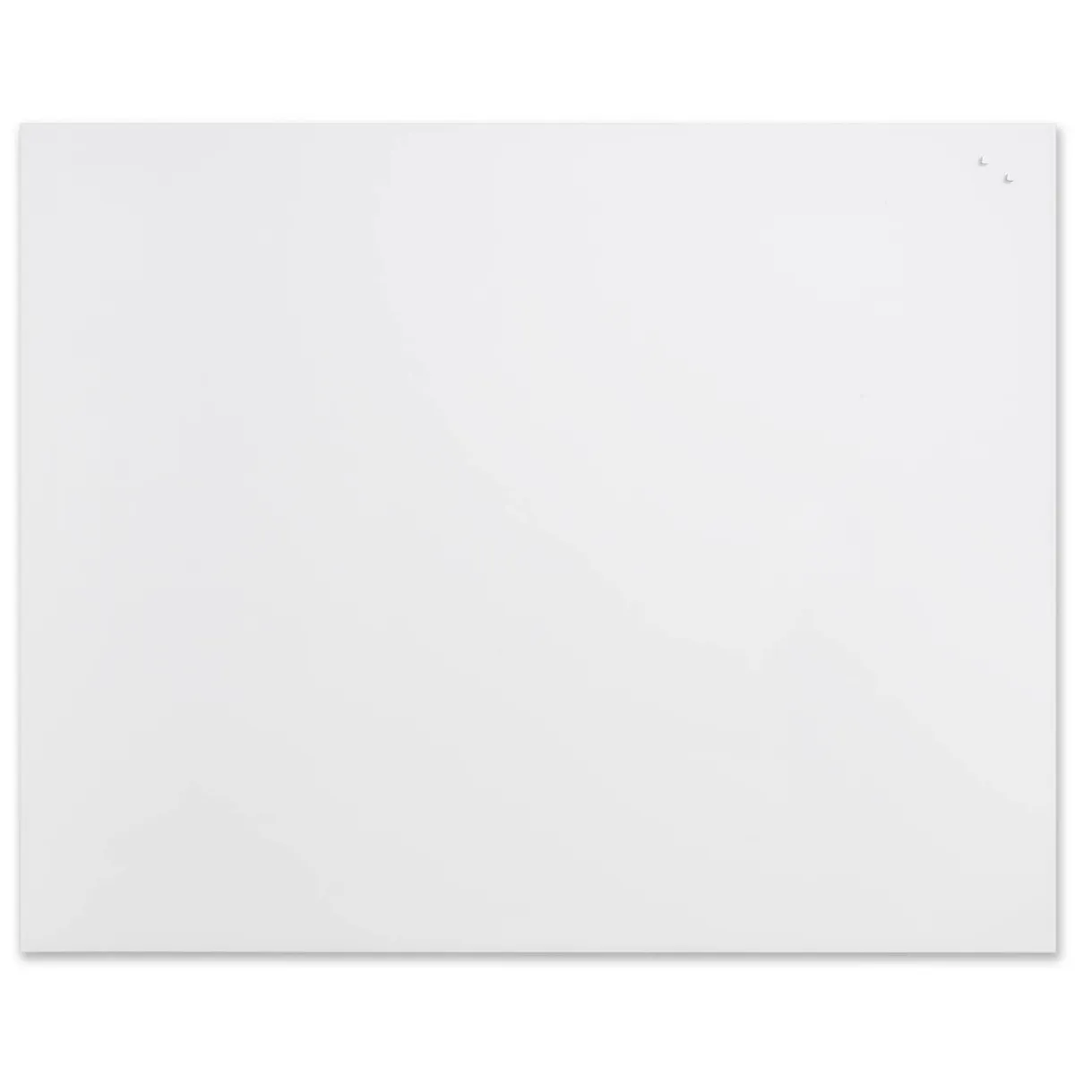 120 x 90 cm. PURE White Magnetisk Glastavle