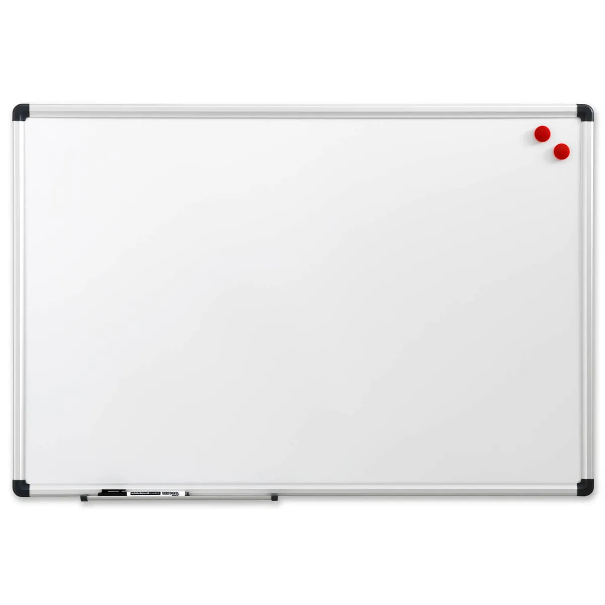 120 x 90 cm. Whiteboard med alu. ramme