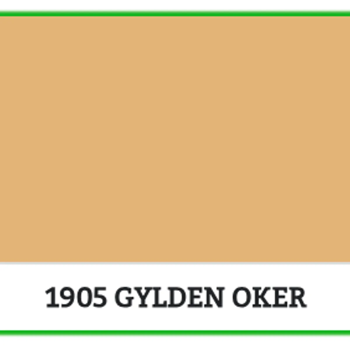 1905 - GYLDEN OKER - 2.7 L - Maling