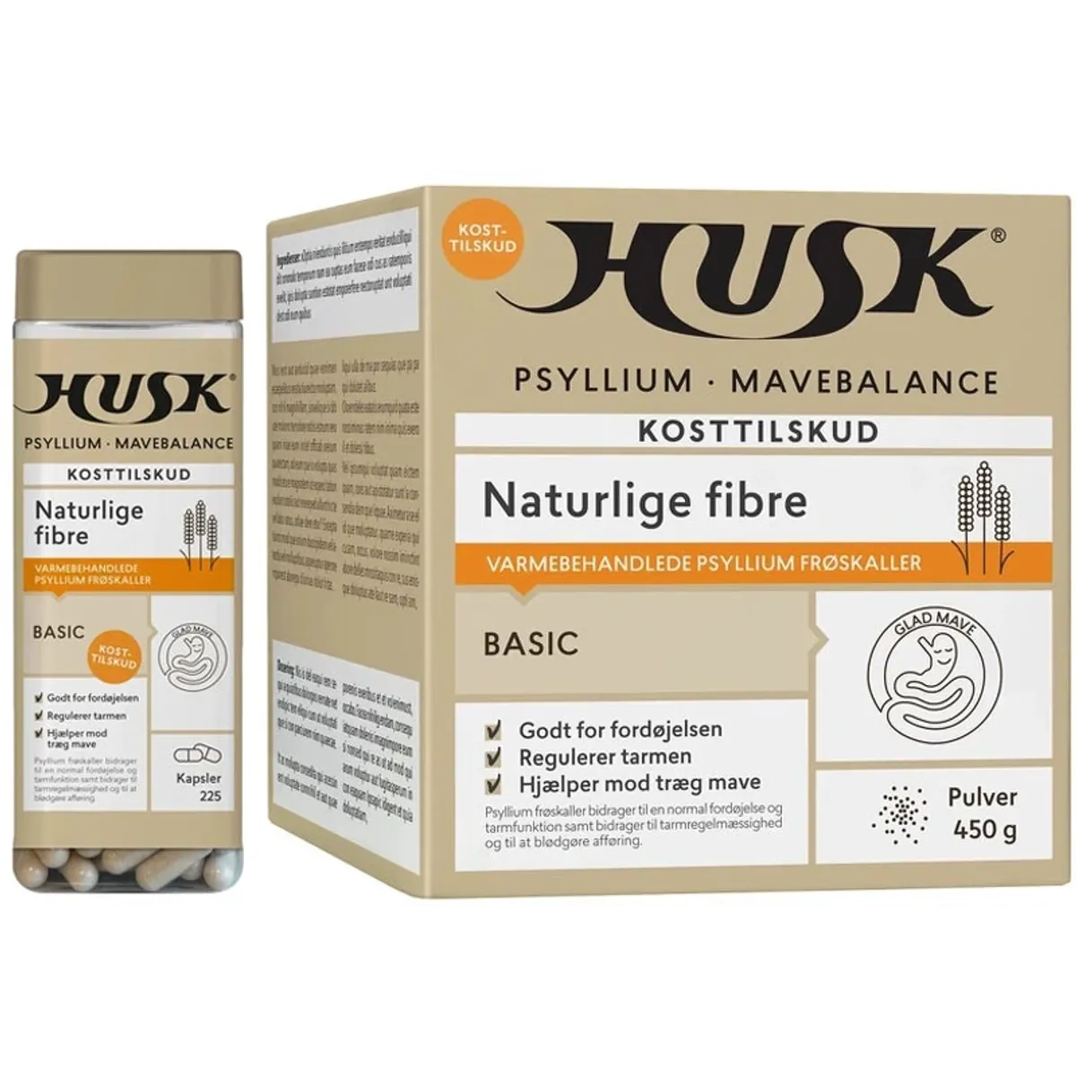 2 X HUSK Psyllium Mavebalance