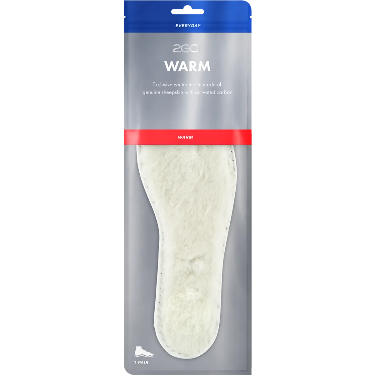 2GO Uldsål - Warm exclusive winter insole - 20