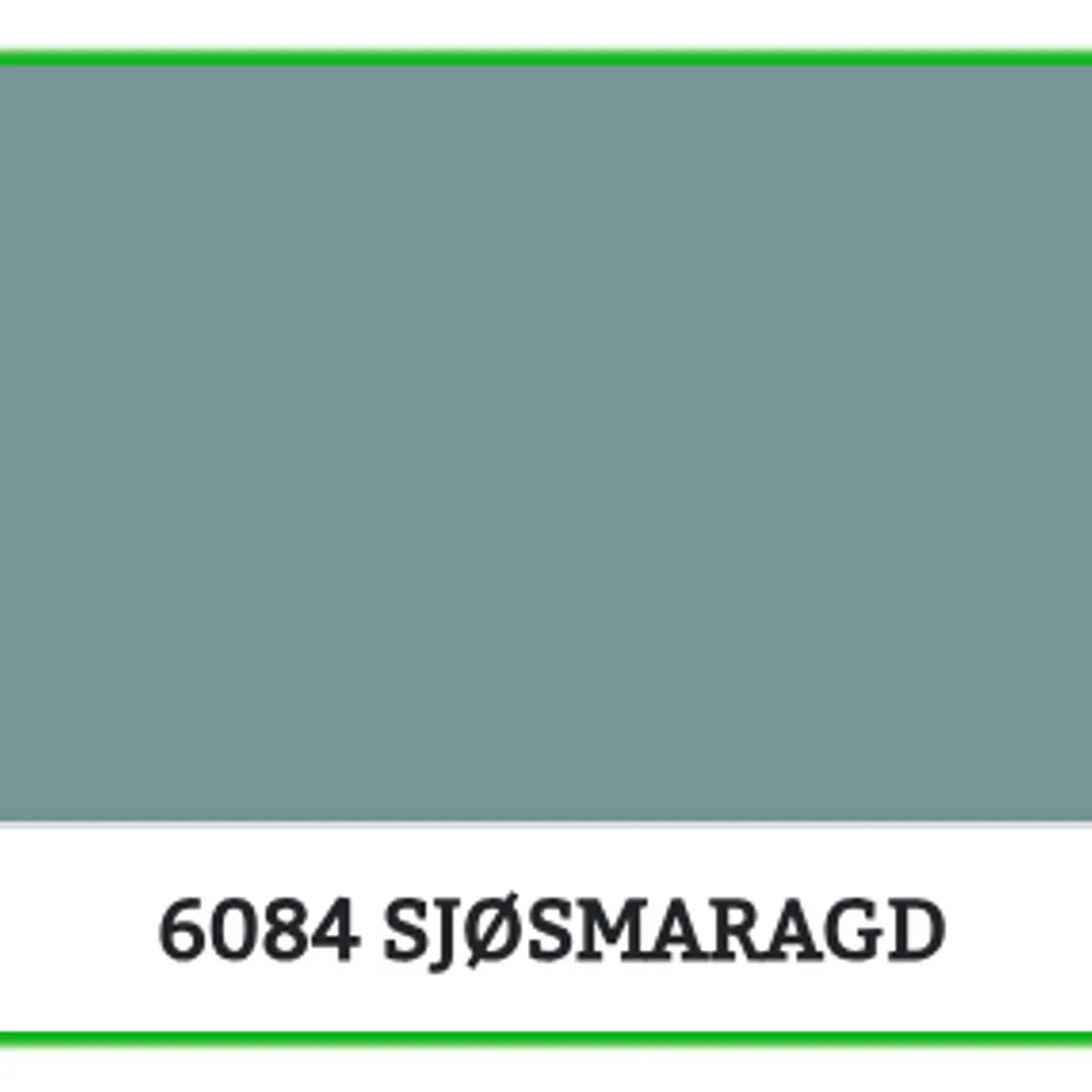 6084 - SJØSMARAGD - 9 L - Maling