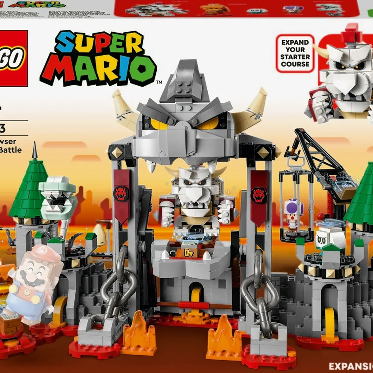 71423 LEGO Super Mario Dry Bowsers slotskamp - udvidelsessæt