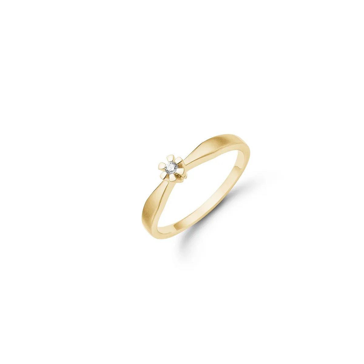 Aagaard - Eternity ring 0,03 ct. 8 kt. guld