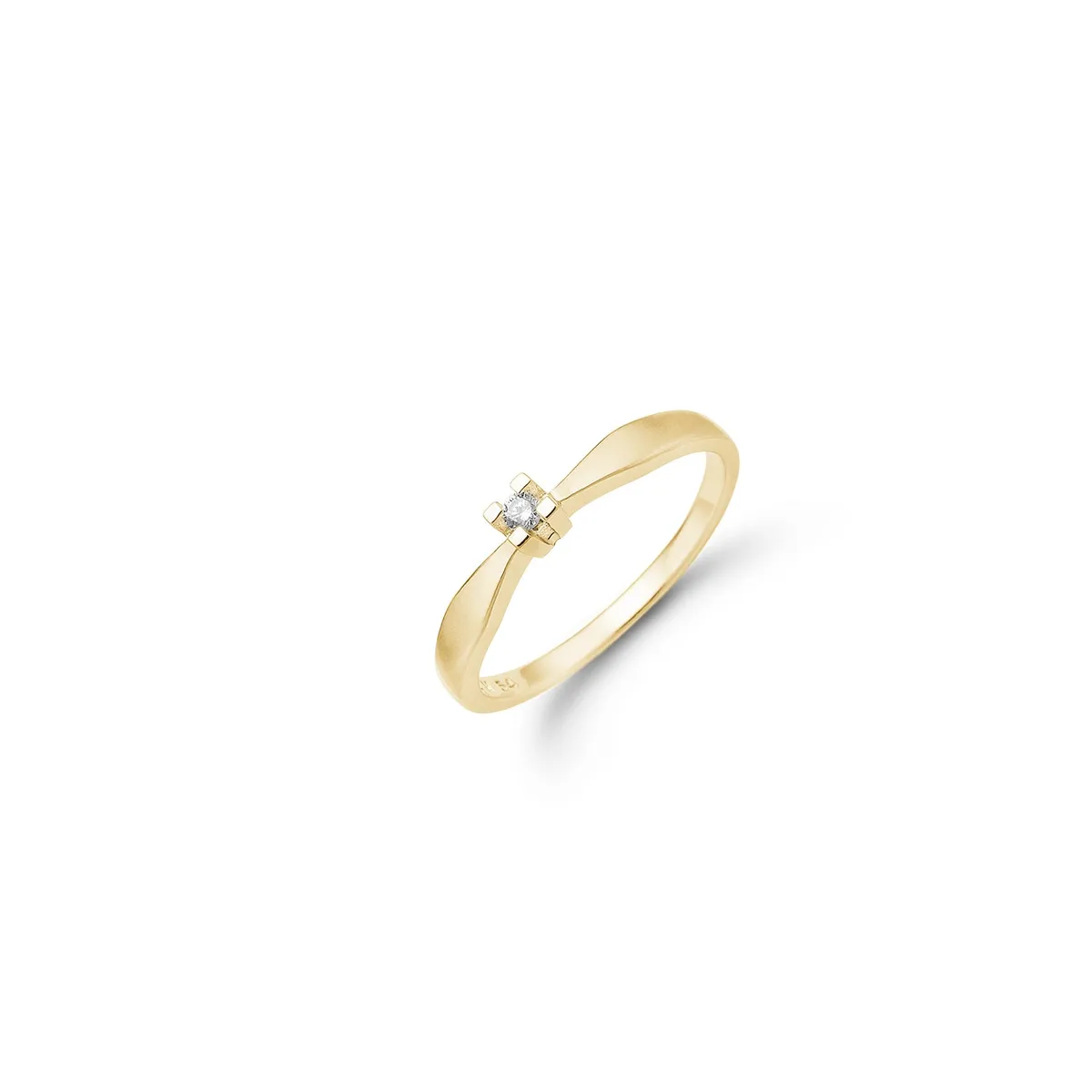 Aagaard - Eternity ring 0,03ct. 8 kt. guld