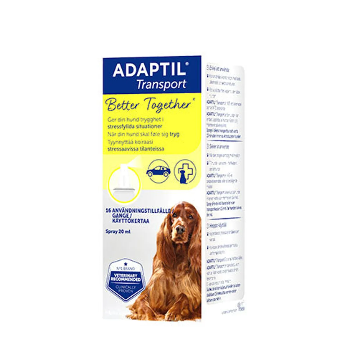 Adaptil spray til hund 20 ml.