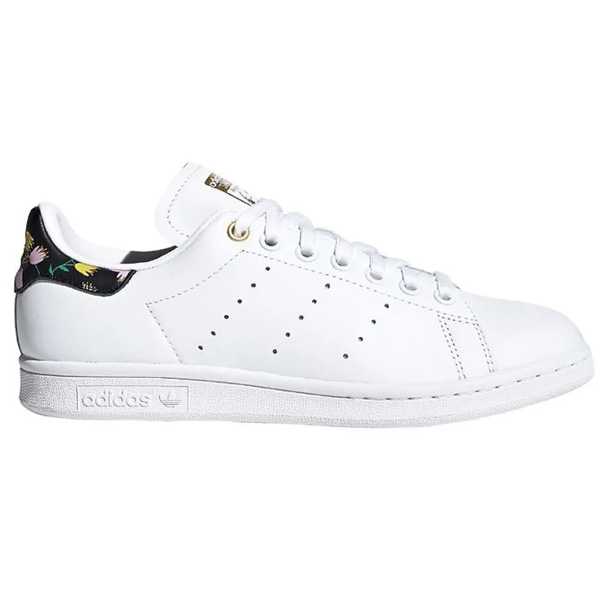 adidas Originals Sko - Stan Smith W - Hvid m. Blomster