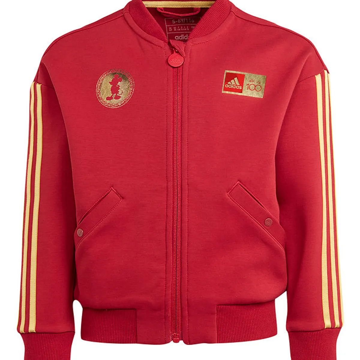 adidas Performance Cardigan - LK DY 100 TT - Rød/Guld m. Disney