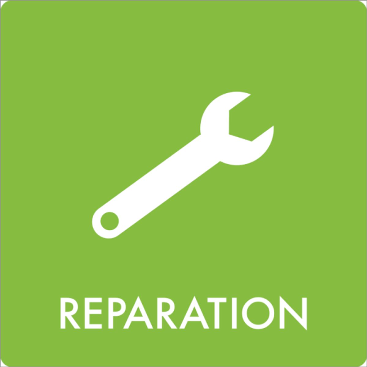 Affaldsskilt Reparation