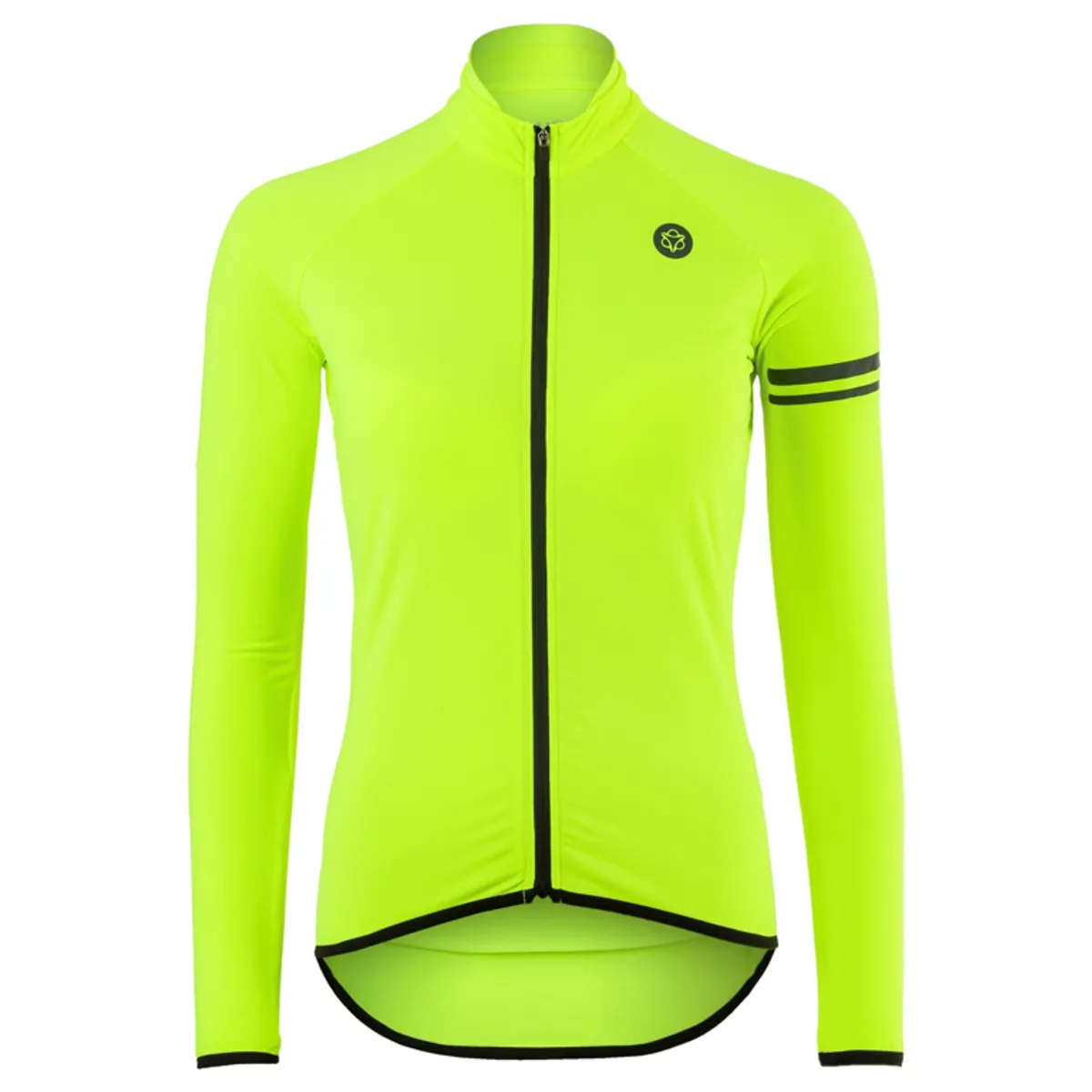 AGU Cykeltrøje - Thermo Essential - Lange ærmer - Dame - HI-VIS - Gul - Str. XS