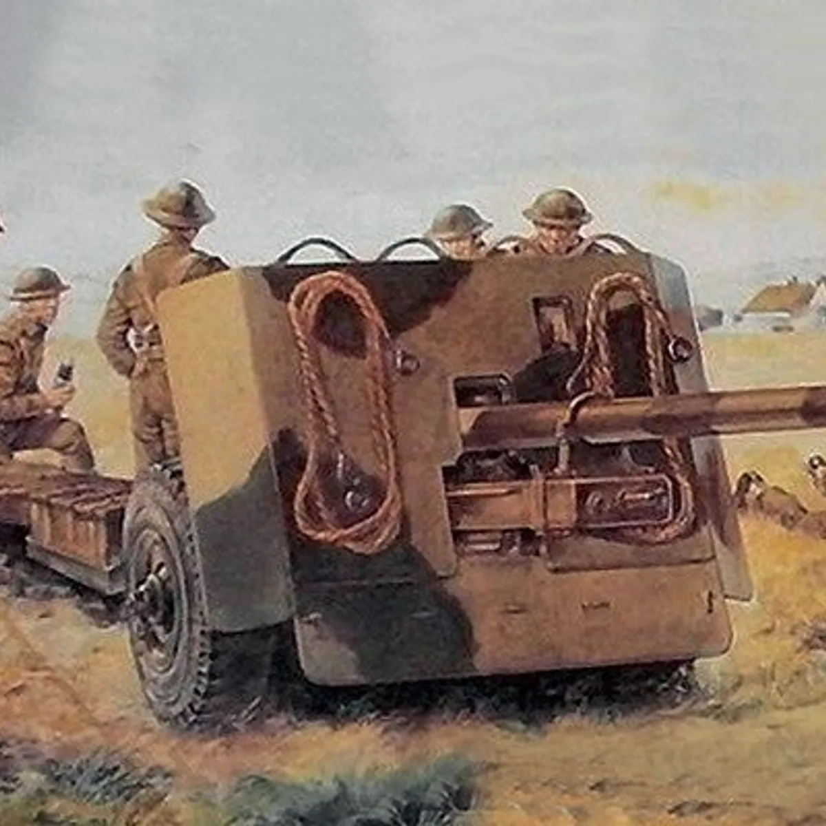 Airfix - 17 Pounder Anti-tank Gun - Model Byggesæt - A06361