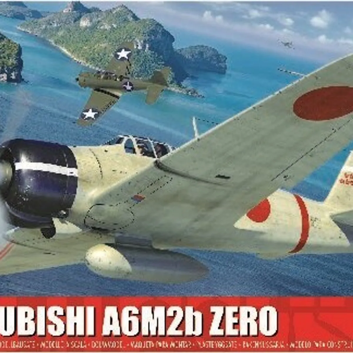 Airfix - Mitsubishi A6m2b Zero Modelfly Byggesæt - 1:72 - A01005b