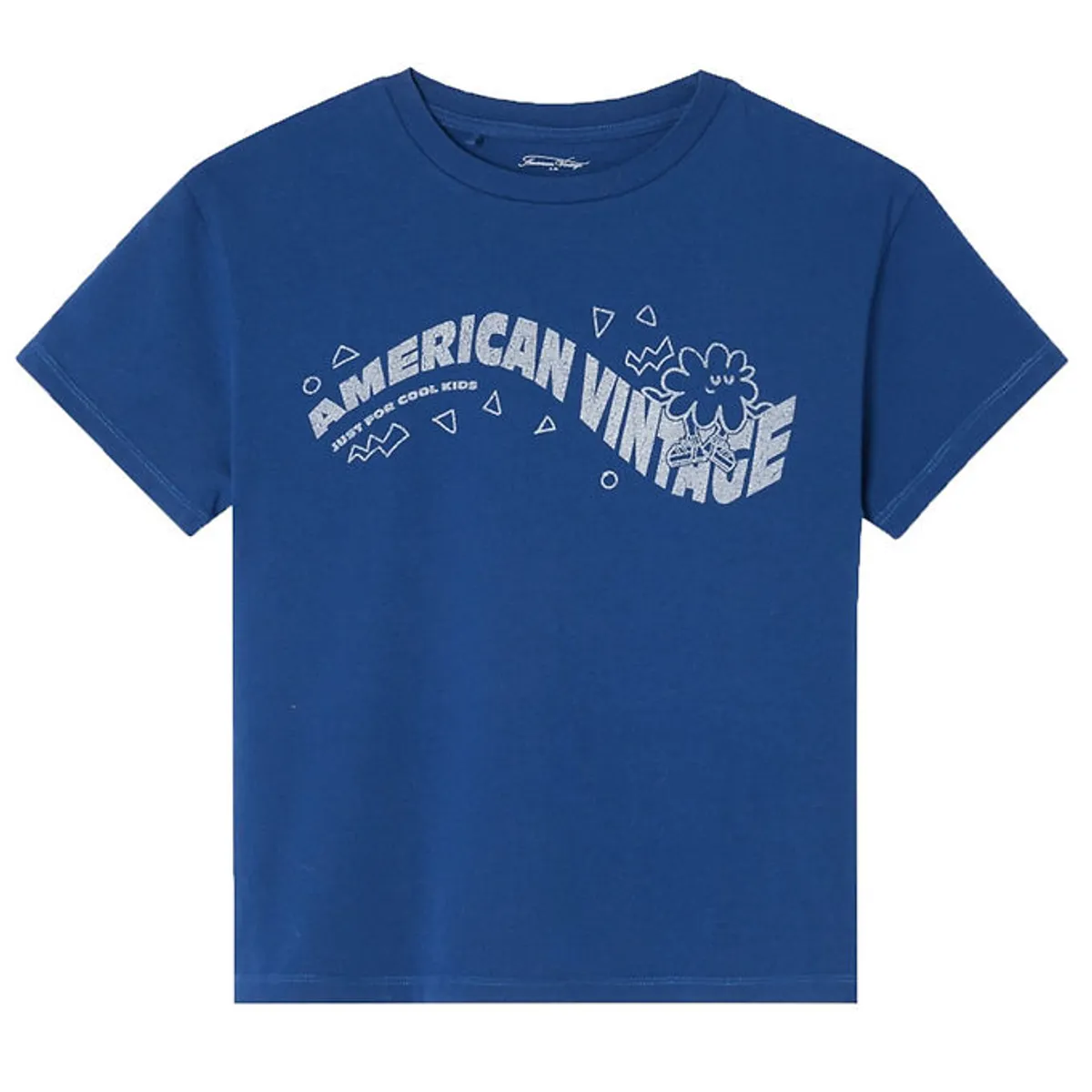 American Vintage T-shirt - Vintage Royal Blue