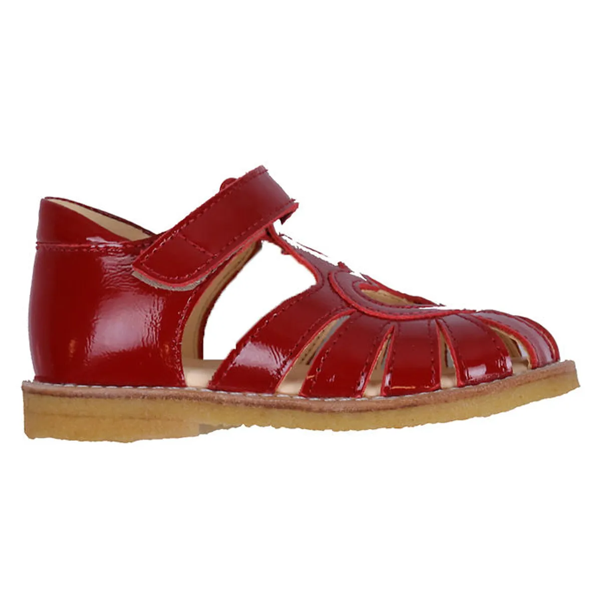 Angulus Sandaler - Hjertesandal - Dark Red