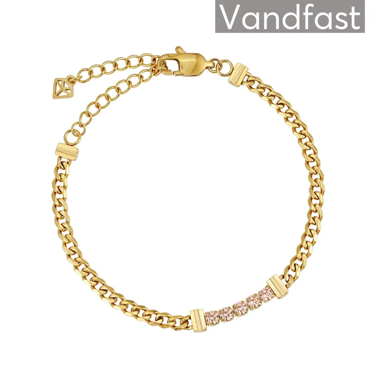 ANNEBRAUNER Panzer Tennis Morganite Bracelet