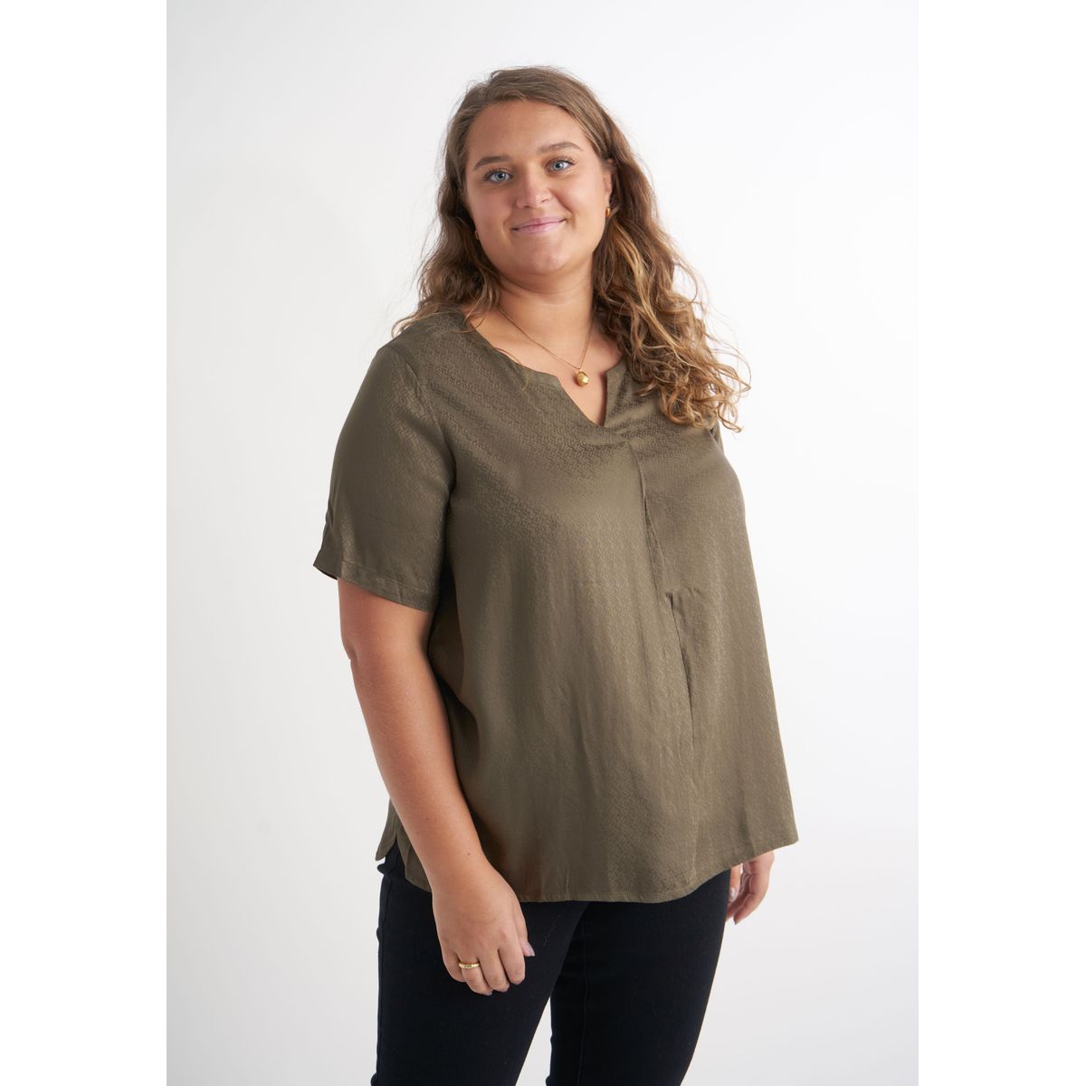 Apgeorgia - Khaki - Bluse - 2xl/58-60