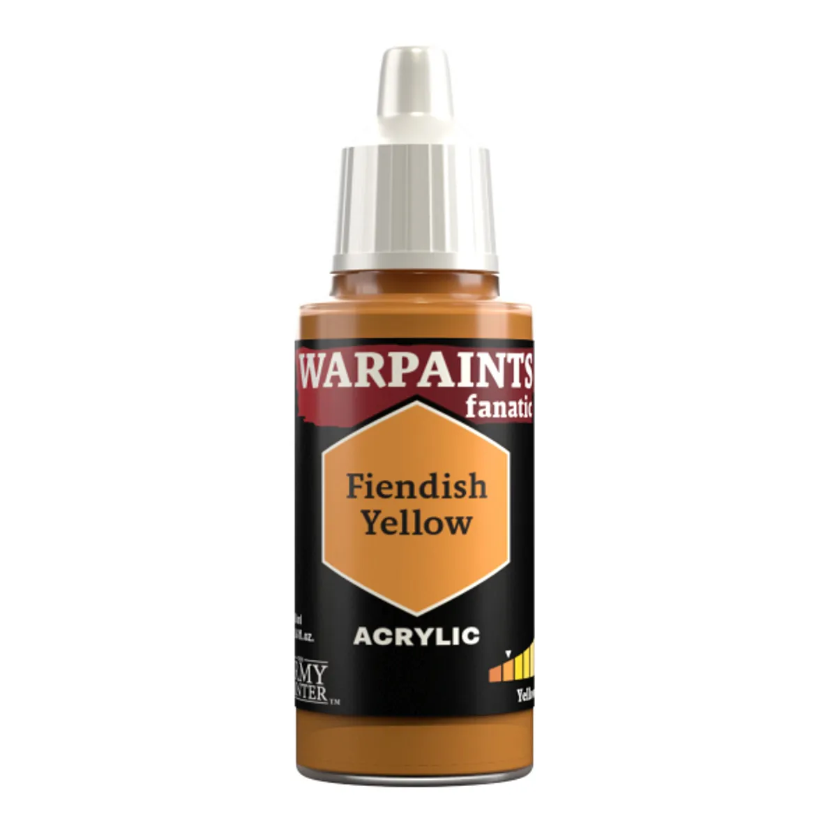 Army Painter Warpaints Fanatic: Acrylics - Fiendish Yellow - WP3092