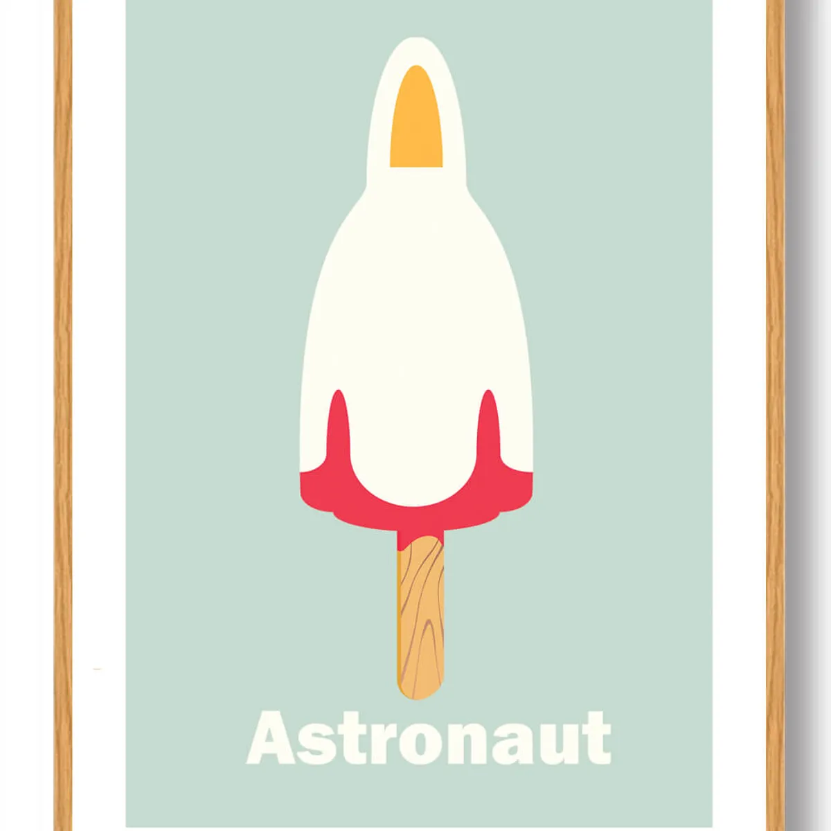 Astronaut is - plakat (Størrelse: L - 50x70cm (B2))