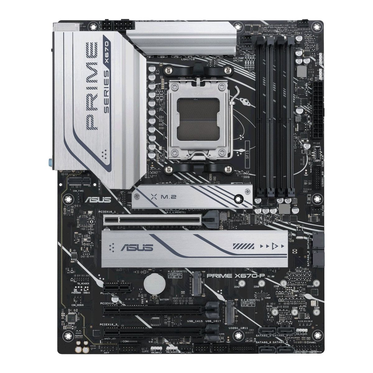 ASUS PRIME X670-P-CSM ATX Socket AM5 AMD X670 - Bundkort