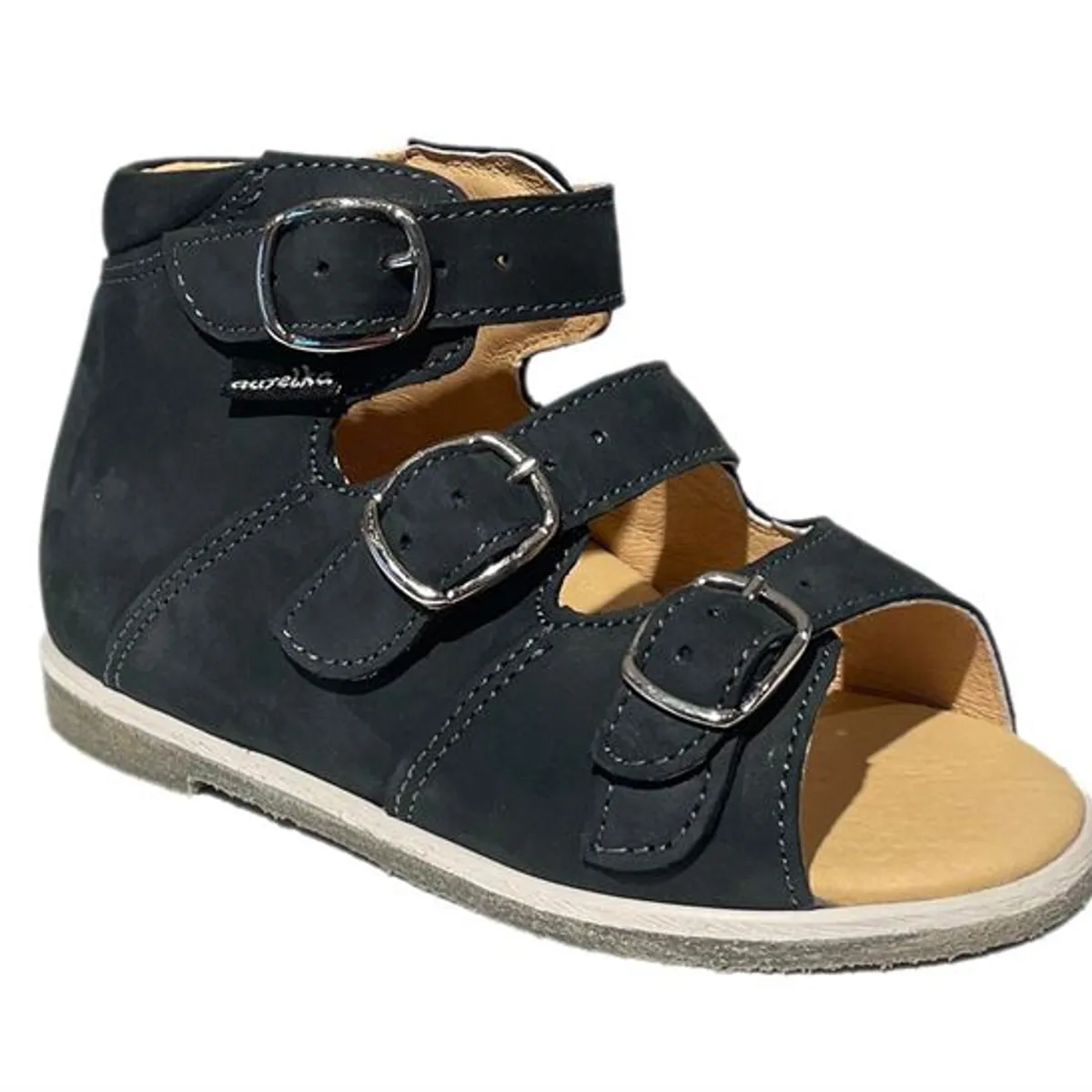 Aurelka sandal, navy - sandal med ekstra støtte