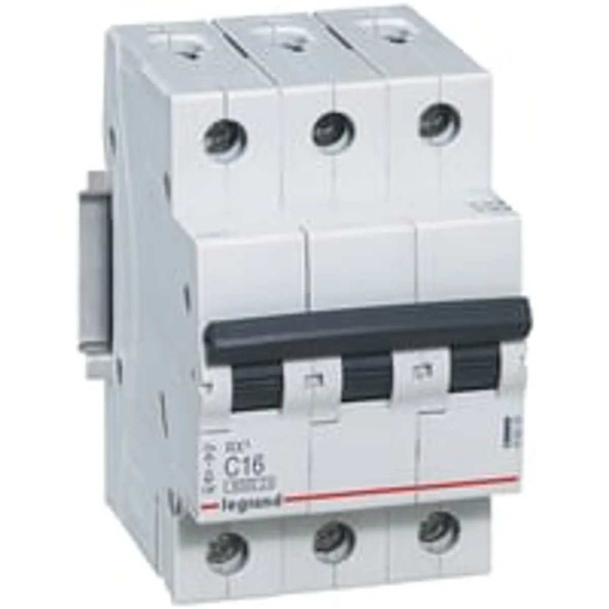 Automatsikring RX3 C 10A 3P, 3M, 6kA