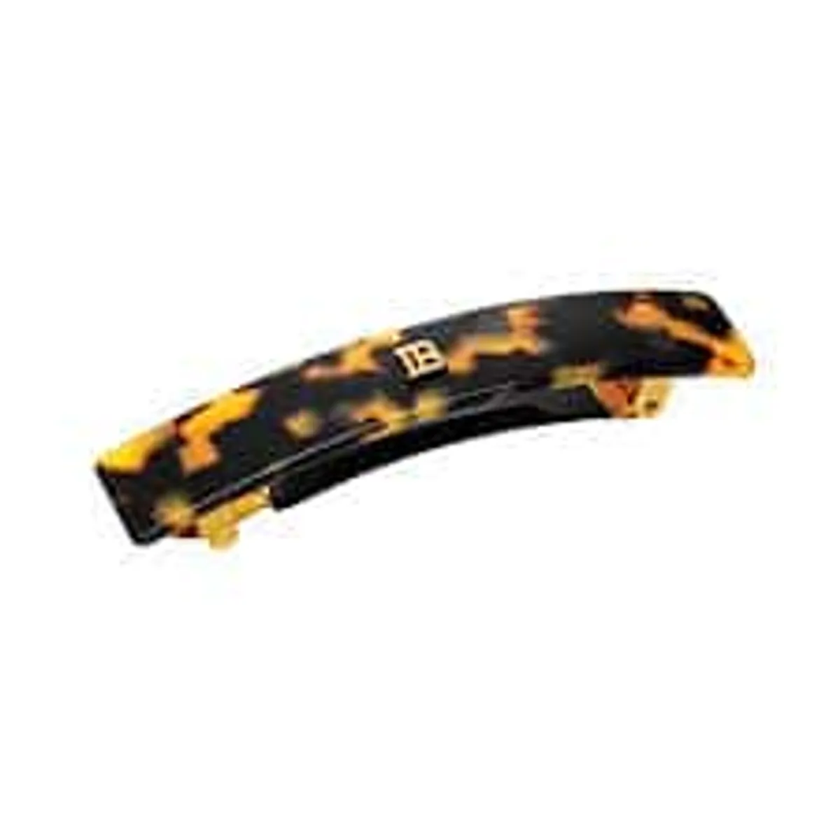 Balmain Cellulose Acetate Barrette pour Cheveux Medium Tortoise Shel