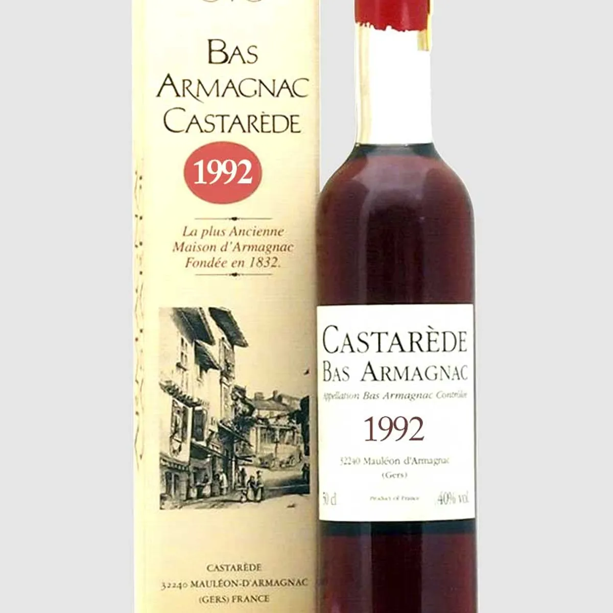 Bas Armagnac Castarede 1992 Vintage 50 cl