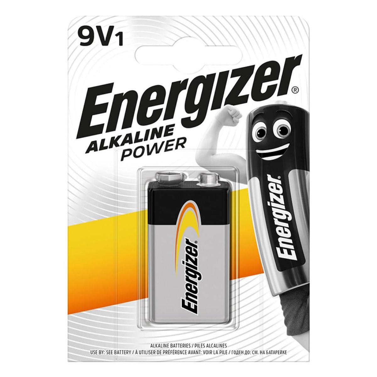 Batteri Energizer Alkaline Power 9V 6LR61.