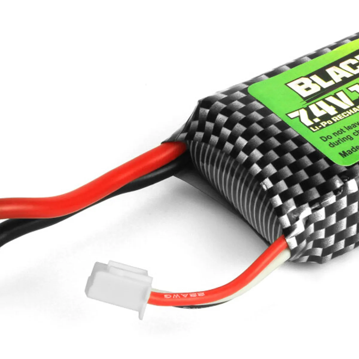 Battery Pack (lipo 7.4v, 1000mah), W/t-plug - 540223 - Blackzon