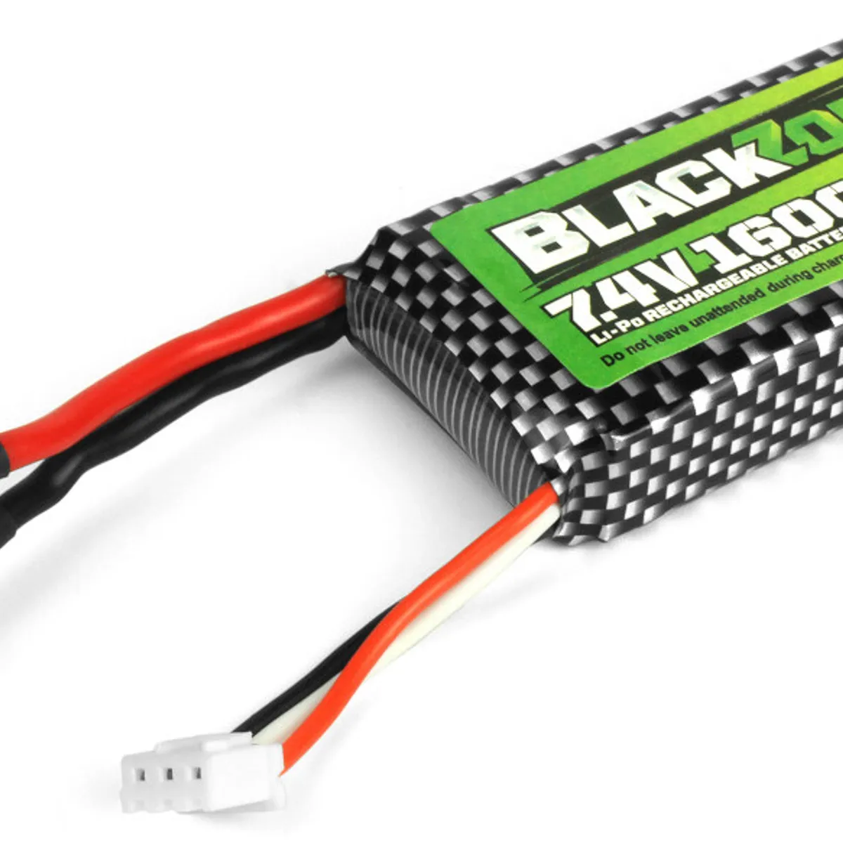 Battery Pack (lipo 7.4v, 1600mah), W/t-plug - 540247 - Blackzon