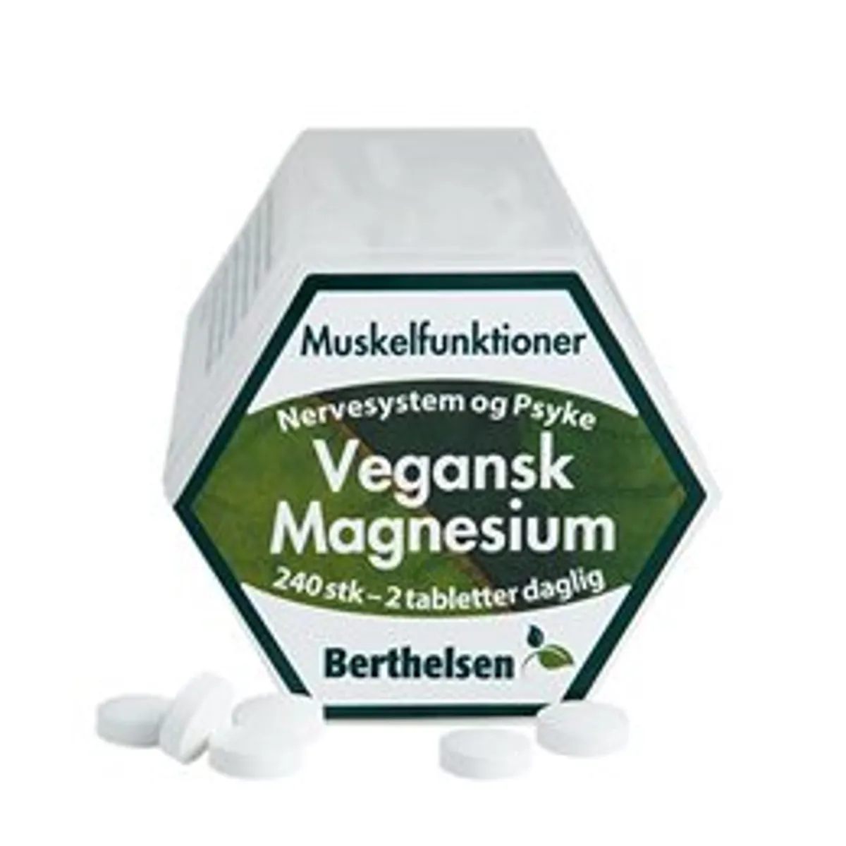 Berthelsen Magnesium Vegansk 240 tabl.