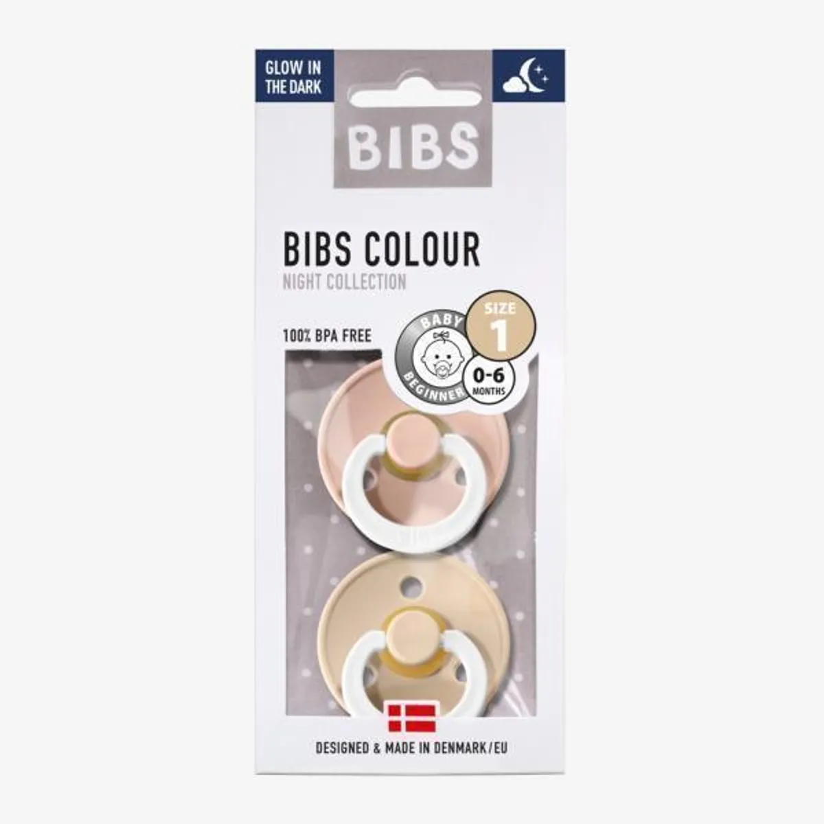 Bibs 2pack sutter - Blush/Vanilla Night - Str. 3 (18 mdr.+)