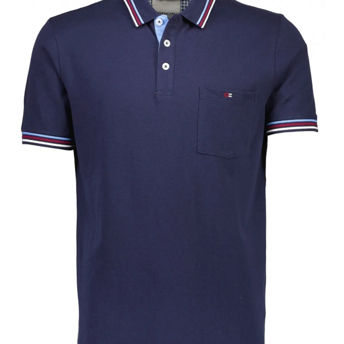 Bison polo i Navy til herre | Regular fit |