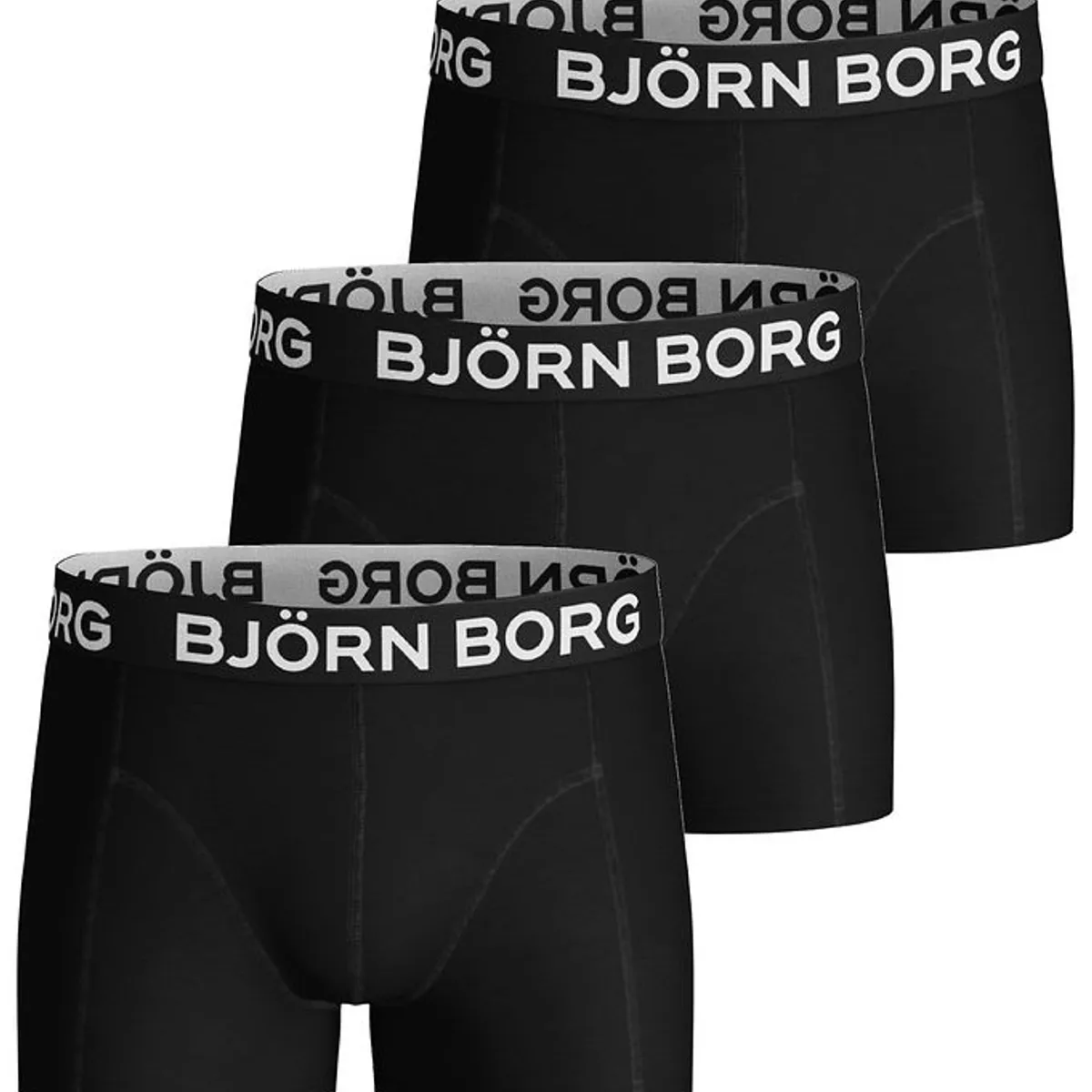 Björn Borg Boxershorts - 3-pak - Sort