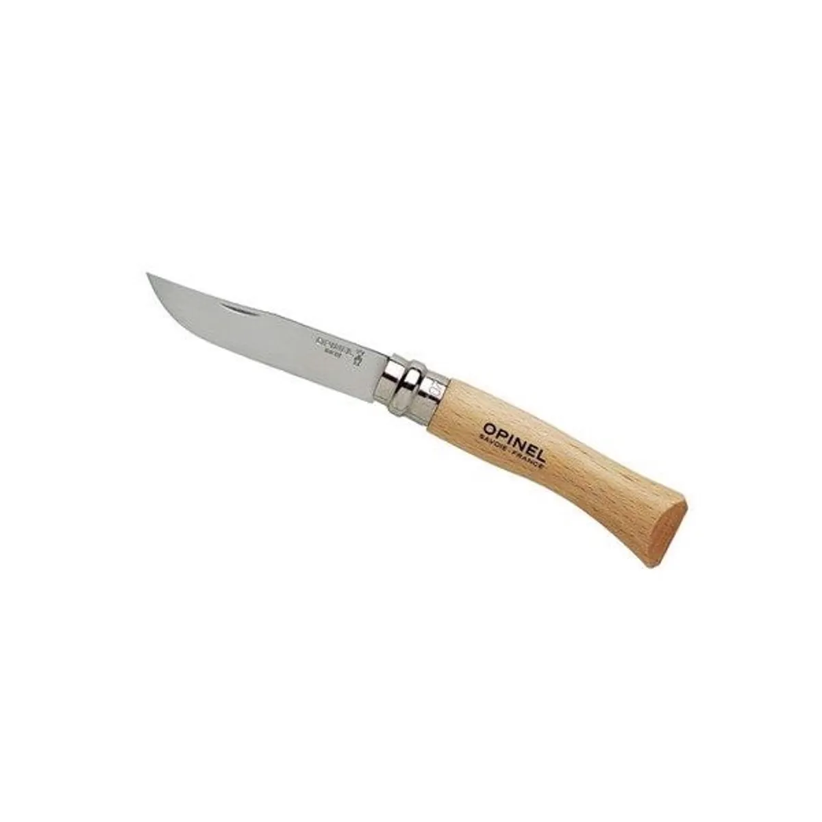 Black Friday Opinel Foldekniv nr. 7 Orangefrit stål, bøgetræ - Foldeknive