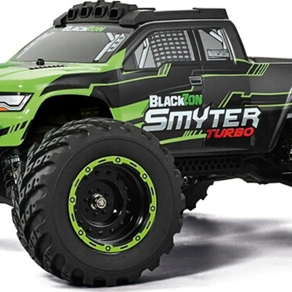 Blackzon - Smyter Mt Turbo Brushless Fjernstyret Monster Truck - 1:12 - Grøn