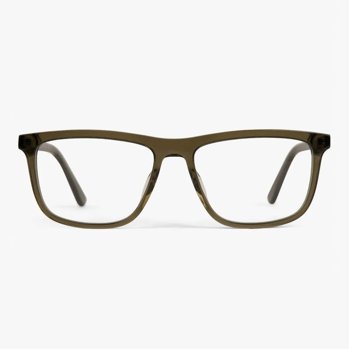 Blue light briller +2.5 -Women's Oslo Shiny Olive - Luxreaders