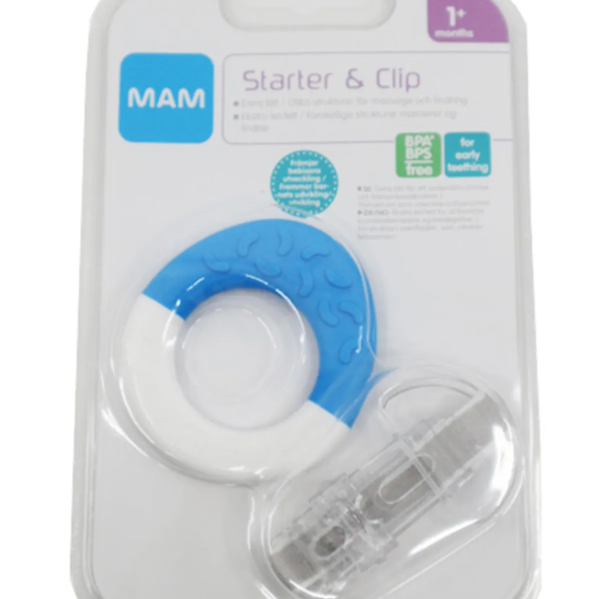 Blå MAM Starter & Clip - bidering