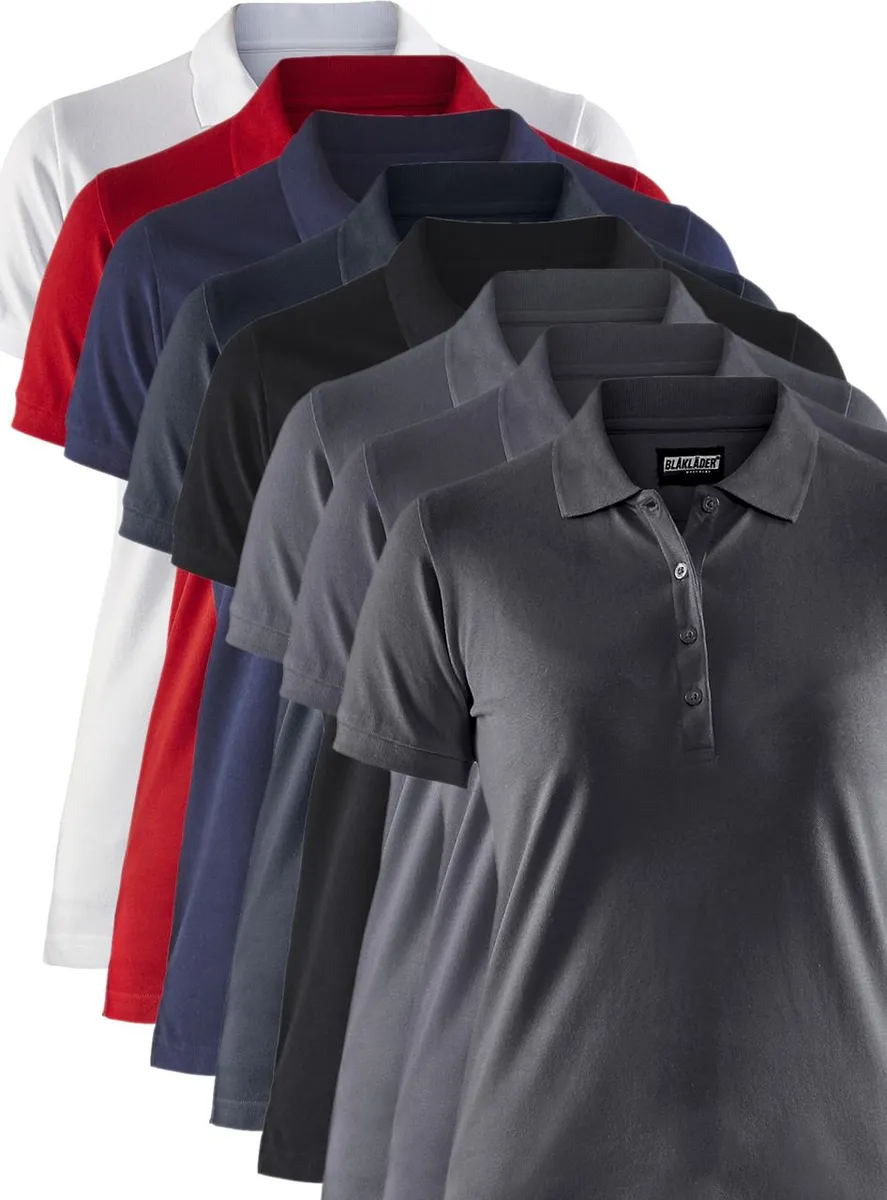 Blåkläder 3307 Dame Poloshirt / Dame Poloshirt - 3XL - Rød