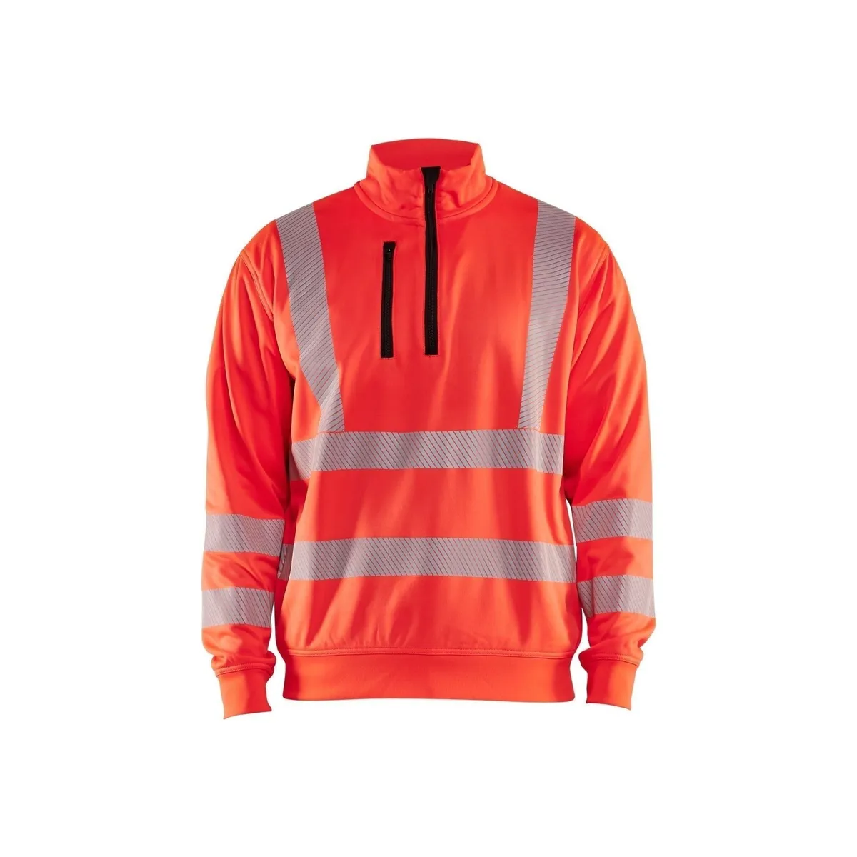 BLÅKLÄDER 3564 High vis Sweatshirt Half zip Herre