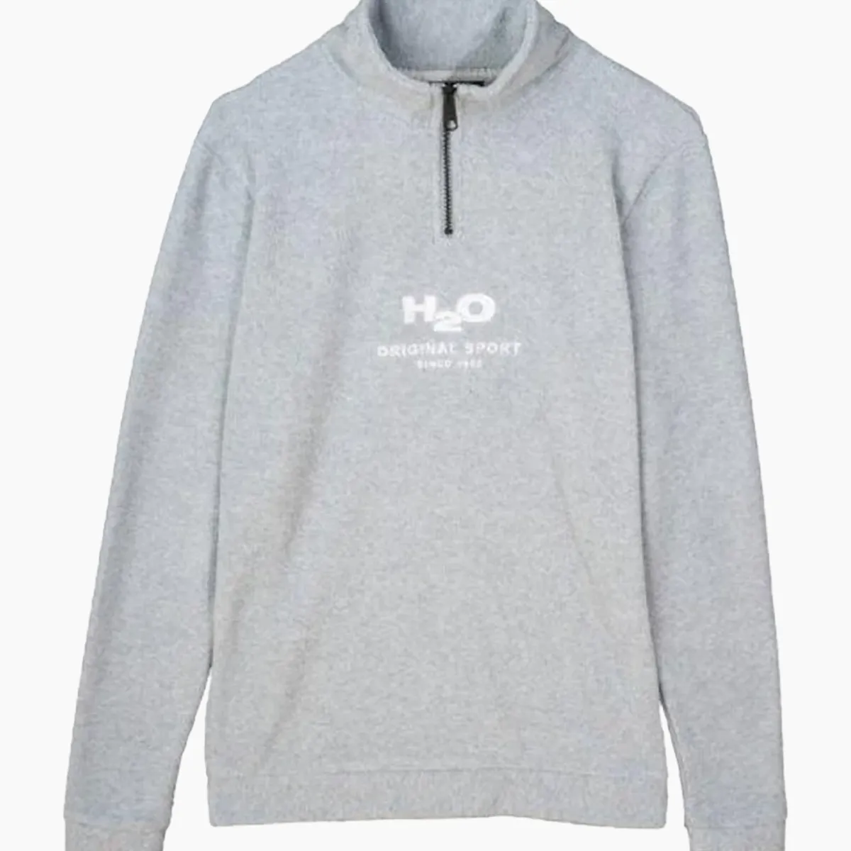 Blåvand II Fleece Half Zip - Lt. Grey Mel - H2O - Grå S