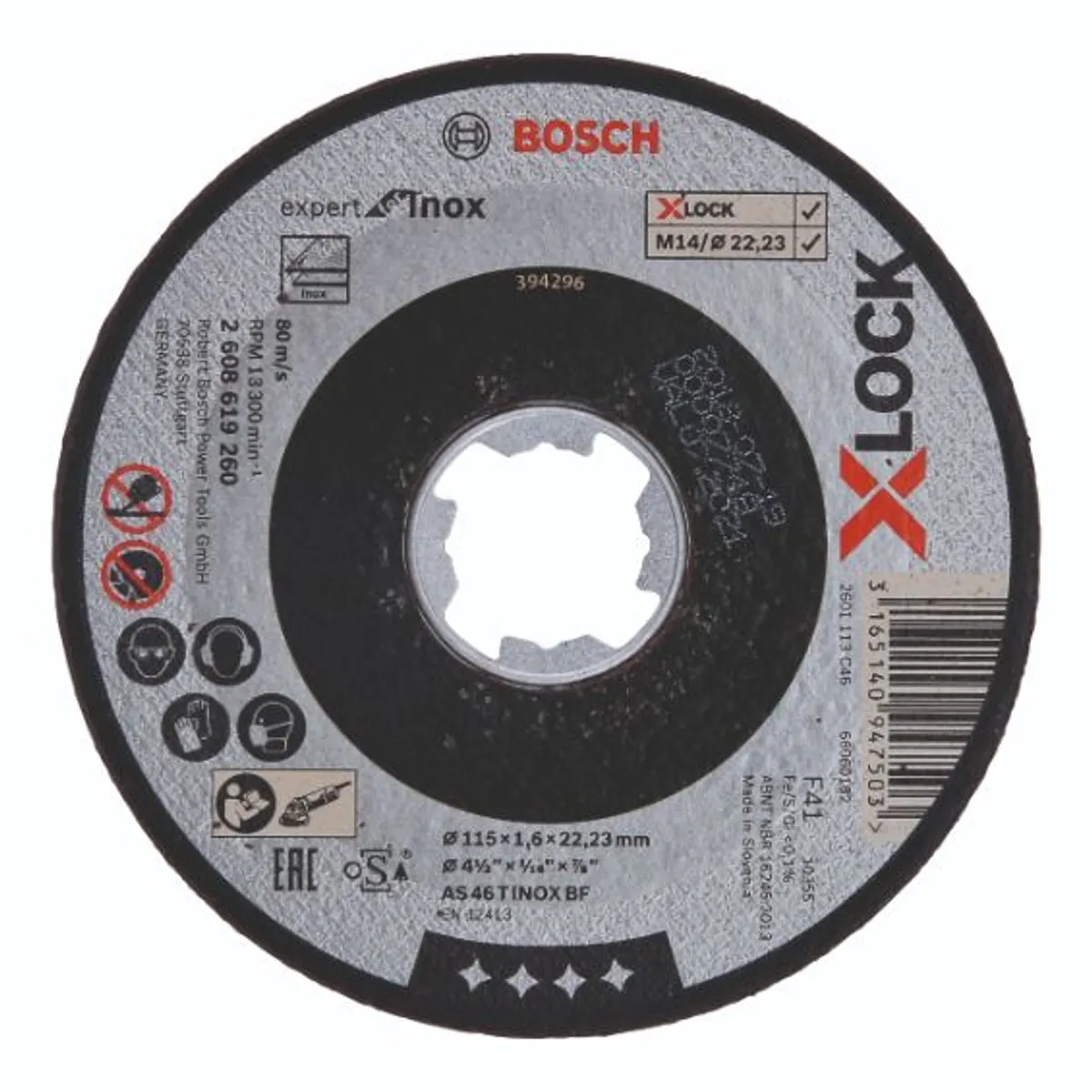 Bosch X-LOCK Expert for Inox-skæreskive 115 x 22,2 x 1,6mm