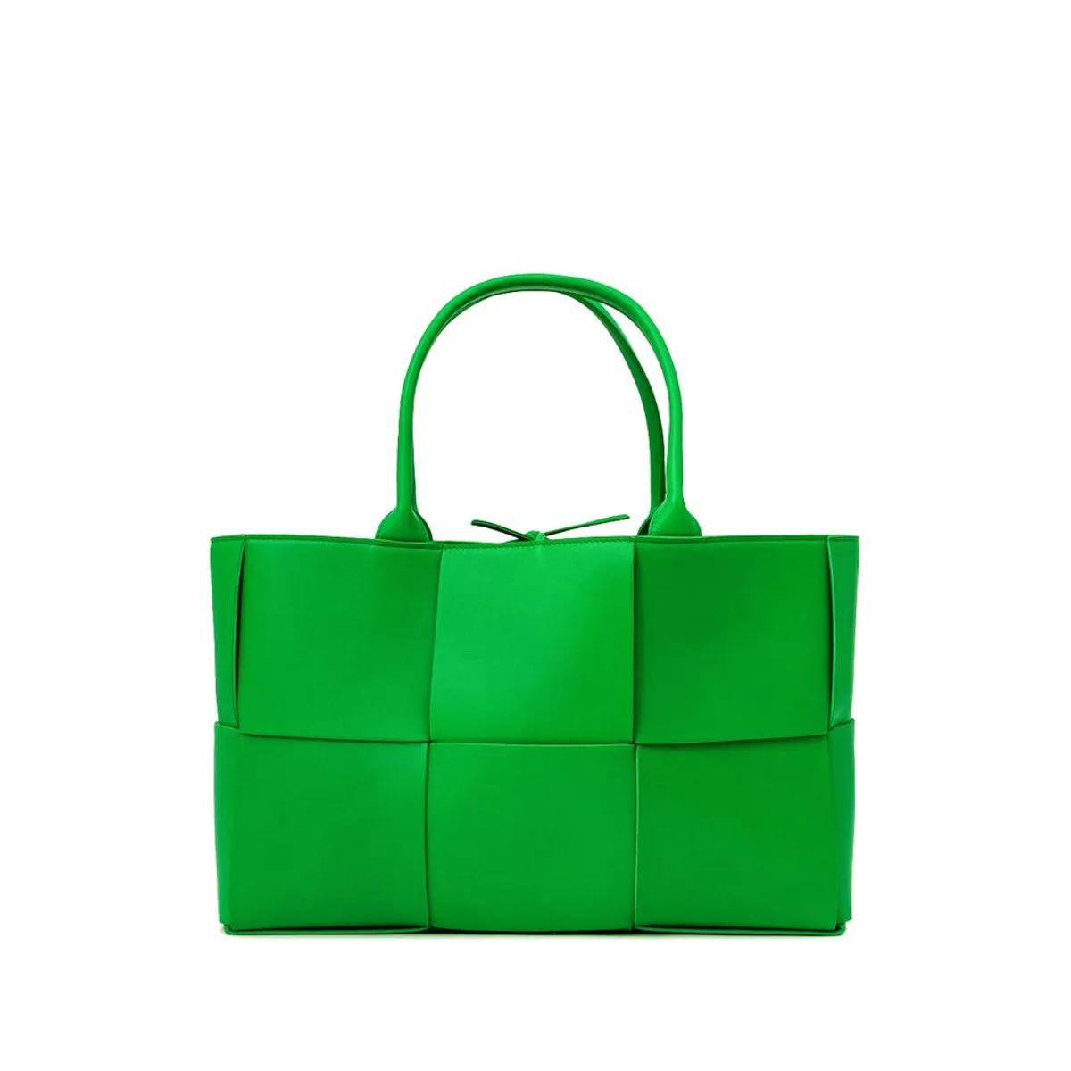 Bottega Veneta Green Leather Handbag