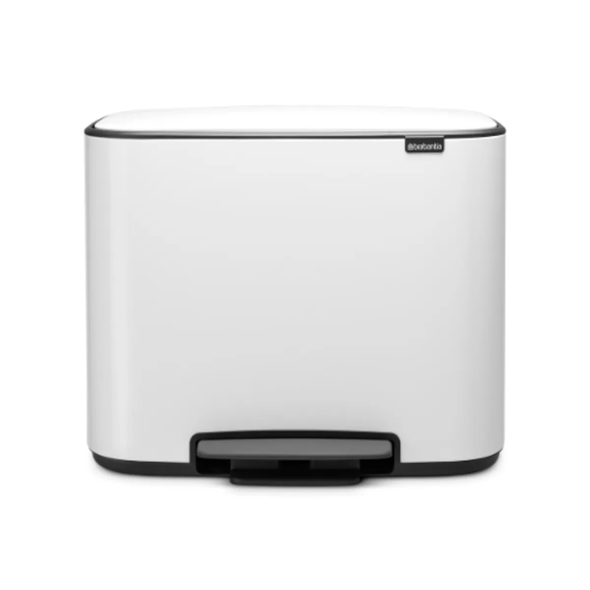 Brabantia Pedalspand Bo | 11 + 23 Liter | Hvid