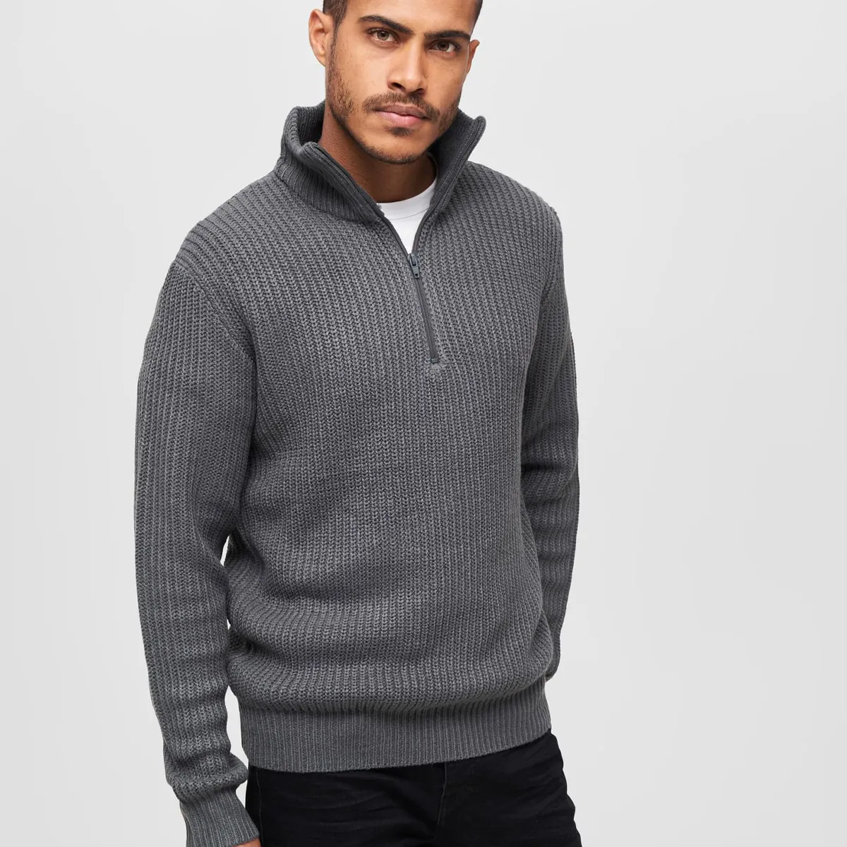 Brandit Marine Pullover Troyer Anthracit