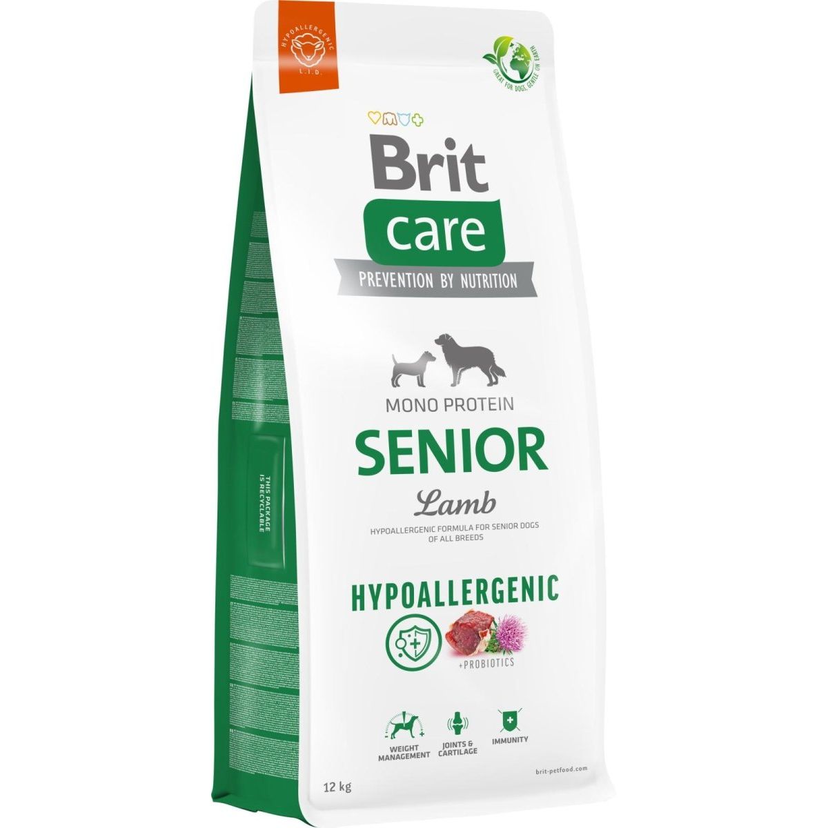 Brit Care Dog Hypoallergenic Senior (LAM) 12 kg