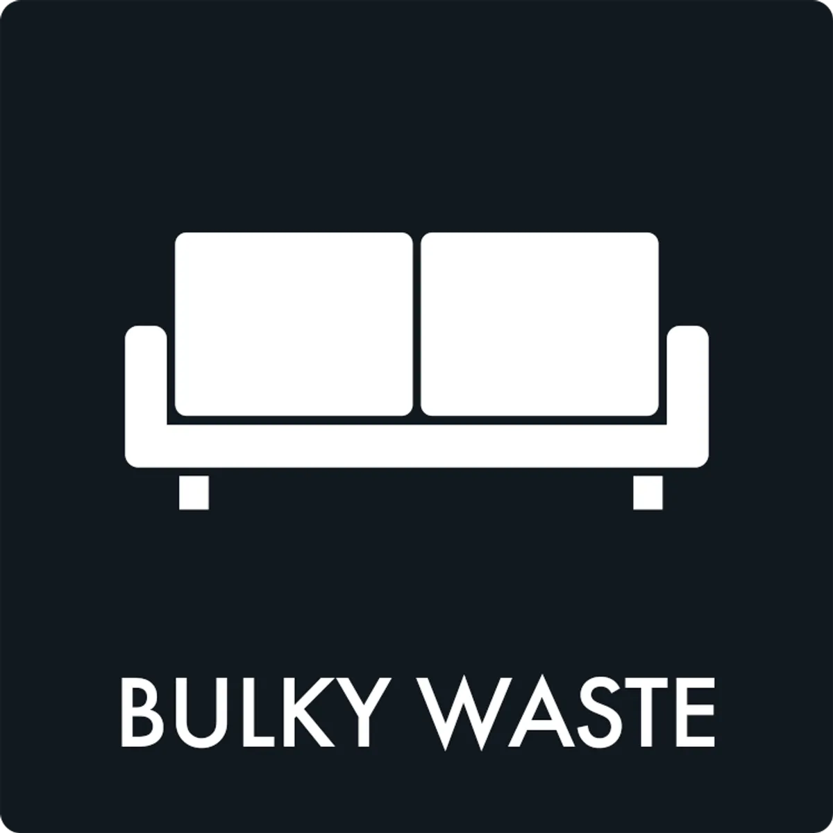 Bulky waste HiTac vinyl 180 x 180 mm