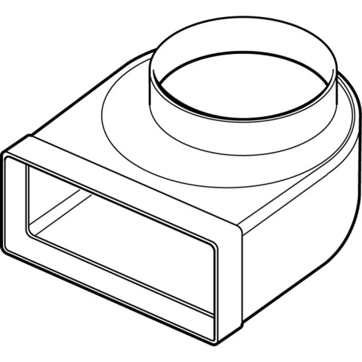 BØJNING 220X90MM Ø150