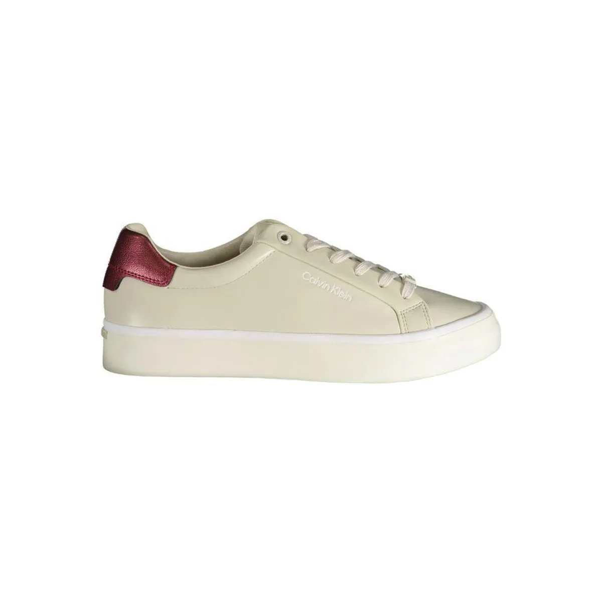 Calvin Klein Beige Polyester Sneakers