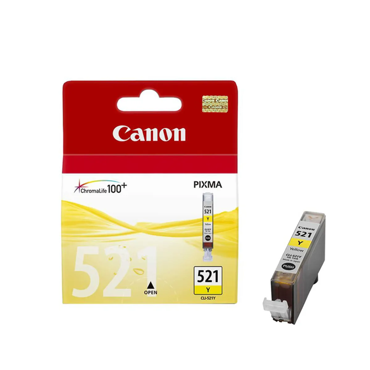 Canon Blæk Cli-521 Y Yellow